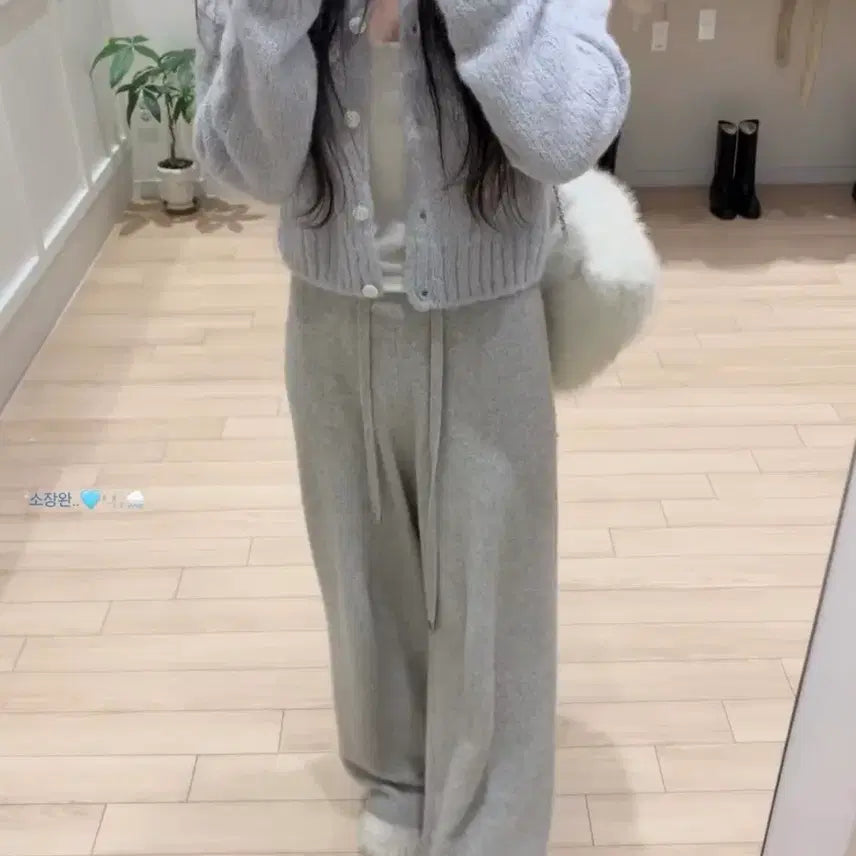 [SOLD OUT] (새상품)누아누아 엘리나 케이블 가디건 연소라