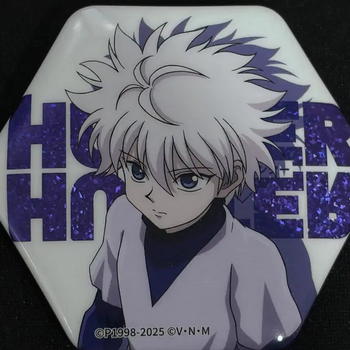 [BUNJANG] Hunter x Hunter Killua Status Card &amp; Can Badge Bundle Set / 헌터헌터 점프샵 키르아 스테이터스 카드+캔뱃지 일괄