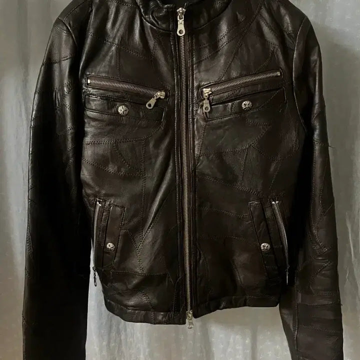 [BUNJANG] Vintage Artisan Lambskin Leather Jacket / 크롬하츠맛 일본 빈티지 램스킨 아티잔 레더자켓