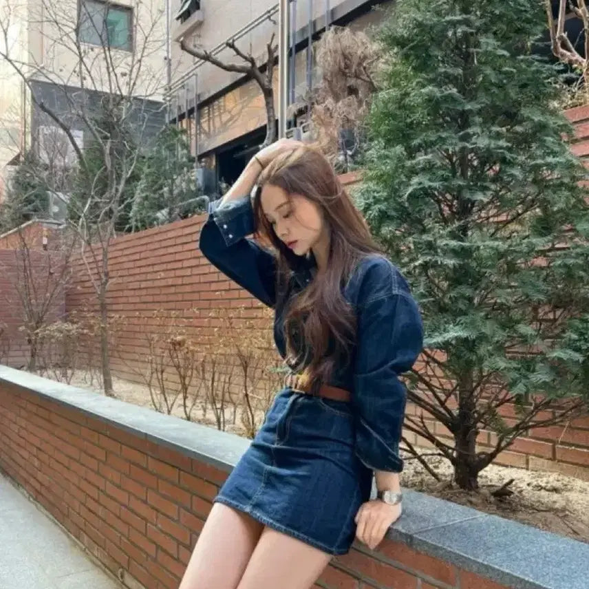 [BUNJANG] Mijem Denim One-Piece Dress / [새상품] 미젬므 데님 원피스 ops