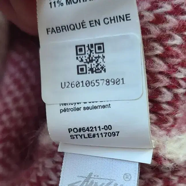 [BUNJANG] Stussy Dice Mohair Sweater / 스투시 다이스 모헤어 스웨터 본