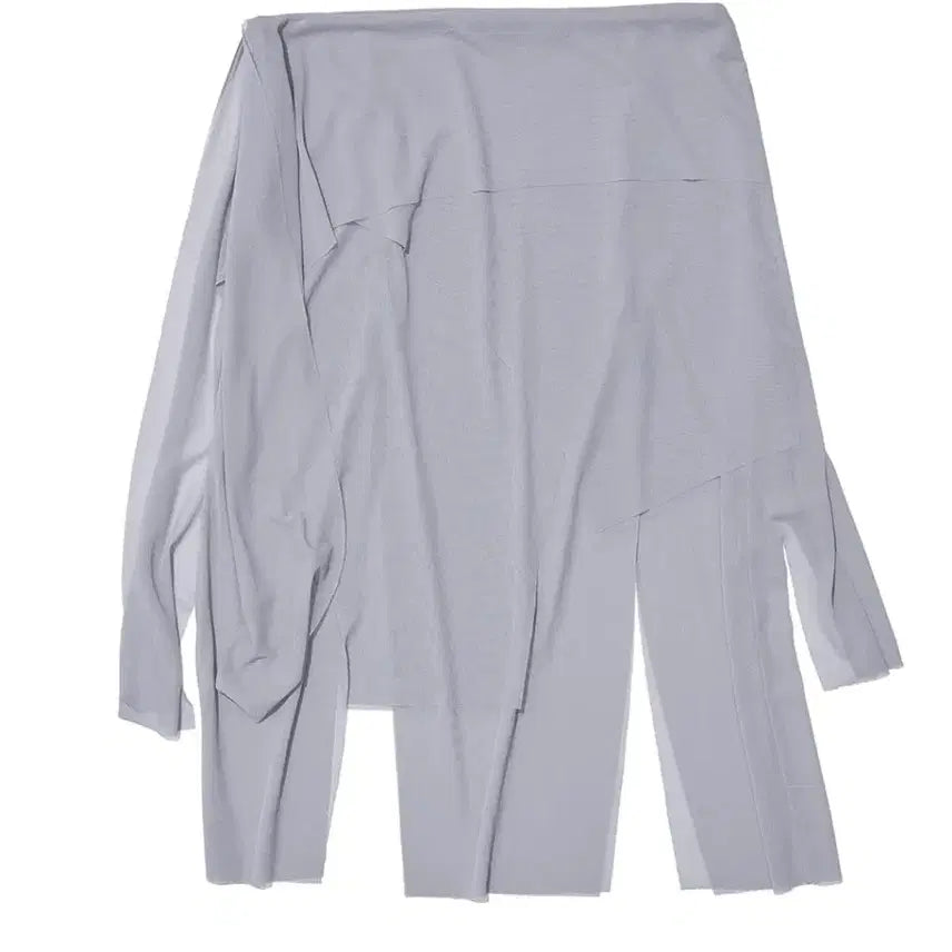 [BUNJANG] Partimento Women Bow-Tie Panelled Midi Skirt / [택포]파르티멘토 우먼 보타이 패널드 미디 스커트 라이트 그레이