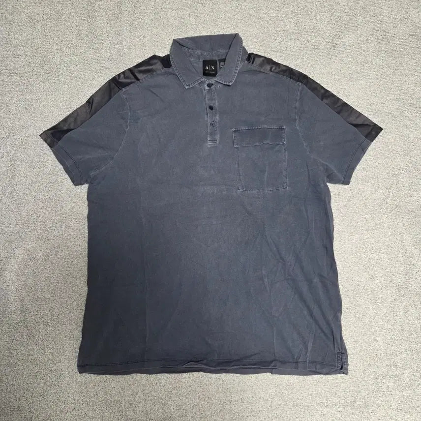 [BUNJANG] Armani Exchange XL Gray Cotton Short Sleeve T-Shirt / Armani Exchange 반팔 티셔츠 XL(105)