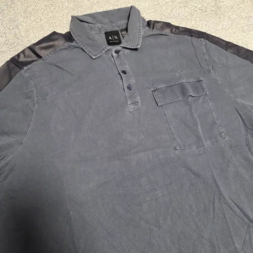 [BUNJANG] Armani Exchange XL Gray Cotton Short Sleeve T-Shirt / Armani Exchange 반팔 티셔츠 XL(105)