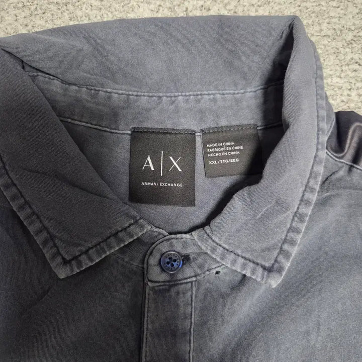 [BUNJANG] Armani Exchange XL Gray Cotton Short Sleeve T-Shirt / Armani Exchange 반팔 티셔츠 XL(105)