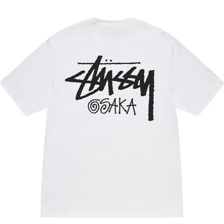 [BUNJANG] Stussy Osaka Stock T-shirt White (L) / 26년/스투시 스탁 오사카 티셔츠 화이트(L)