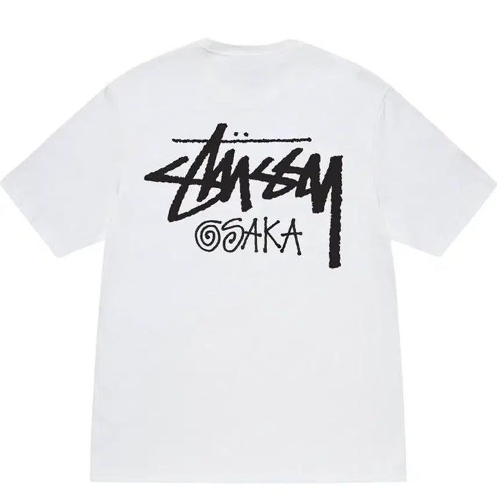 [BUNJANG] Stussy Osaka Stock T-shirt White (L) / 26년/스투시 스탁 오사카 티셔츠 화이트(L)