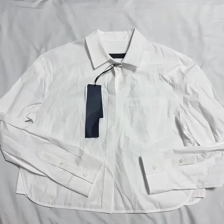 [BUNJANG] Juun.J White Cropped Shirt Size 34 / 준지 화이트 크롭 셔츠 34