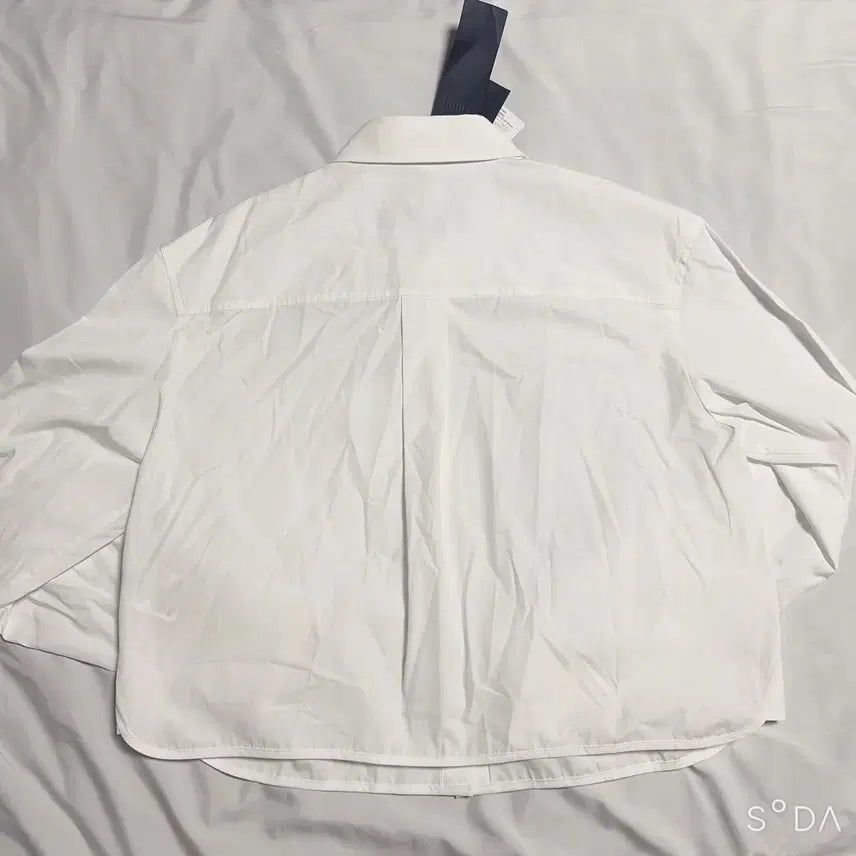 [BUNJANG] Juun.J White Cropped Shirt Size 34 / 준지 화이트 크롭 셔츠 34