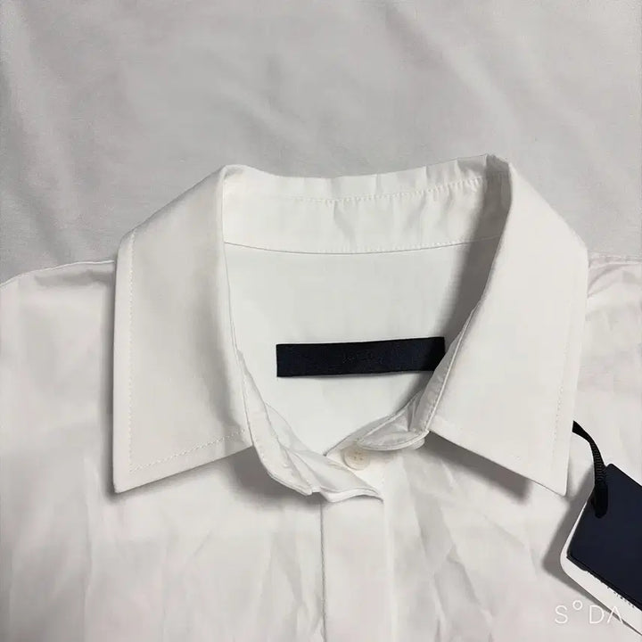 [BUNJANG] Juun.J White Cropped Shirt Size 34 / 준지 화이트 크롭 셔츠 34