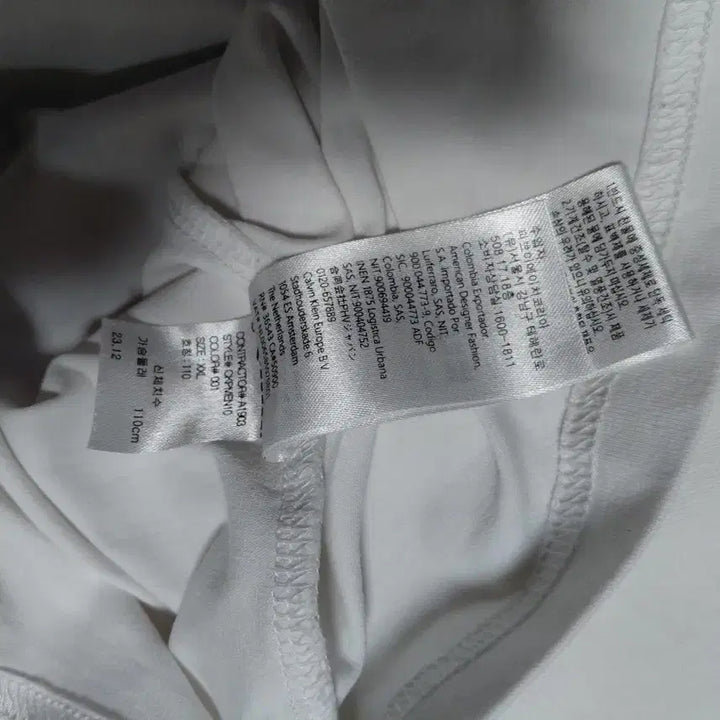 [BUNJANG] Calvin Klein Performance White Long Sleeve T-Shirt / 캘빈클라인 퍼포먼스 흰색 긴팔 티셔츠