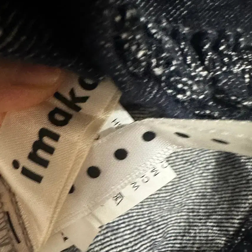 [BUNJANG] imakokoni Girl Black Denim Ruffle Collar Shirt Jacket / imakokoni girl 도쿄걸 모리걸 흑청 둥근카라 셔츠자켓