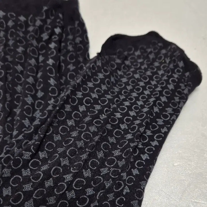 [BUNJANG] Celine Triomphe Black Socks / 중고 여성 양말 셀린느 트리오페 블랙 양말 반스타킹