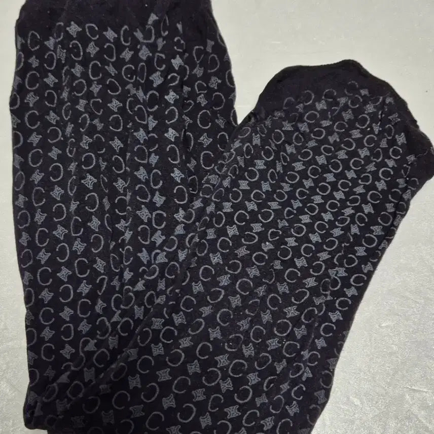 [BUNJANG] Celine Triomphe Black Socks / 중고 여성 양말 셀린느 트리오페 블랙 양말 반스타킹