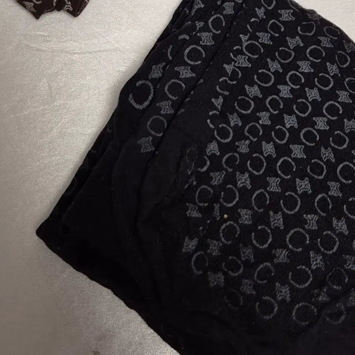 [BUNJANG] Celine Triomphe Black Socks / 중고 여성 양말 셀린느 트리오페 블랙 양말 반스타킹