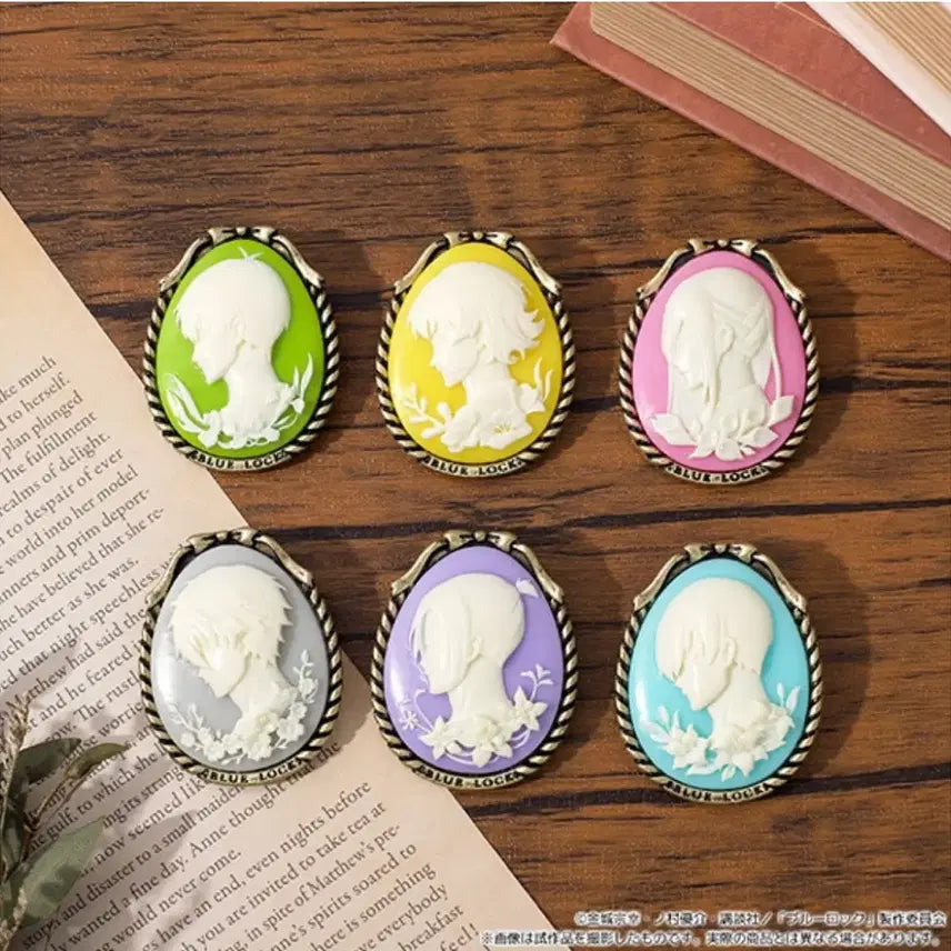 [BUNJANG] Blue Lock Nagi Seishiro Cameo Brooch / 블루록 카메오 브로치 나기 세이시로