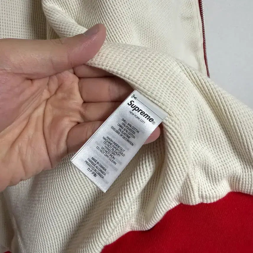 [SOLD OUT] [XL] 24F/W 슈프림 아크 써멀 라인드 후드집업 레드