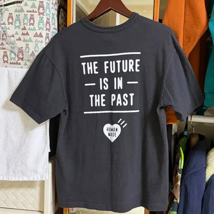 [BUNJANG] Humanmade Heart Pocket T-Shirt Black L / Humanmade 휴먼메이드 하트 포켓 티셔츠 블랙 L