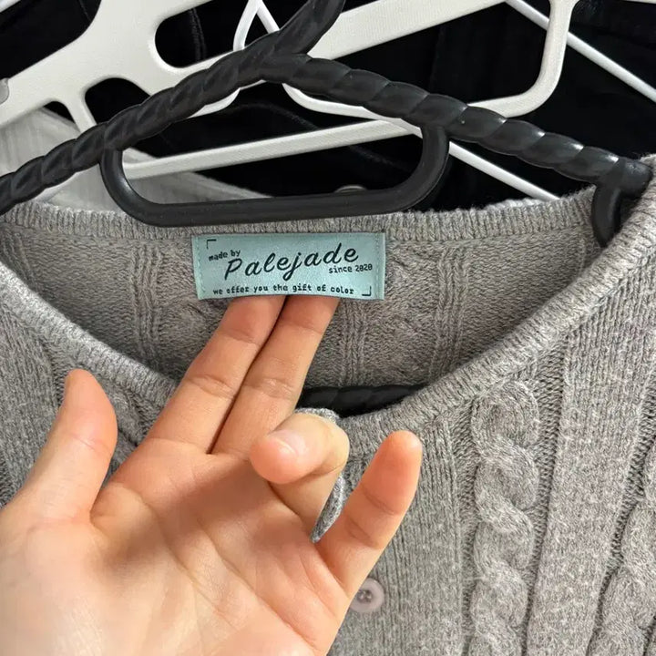 [BUNJANG] Palejade Cable Knit Cardigan / palejade 케이블 니트 가디건