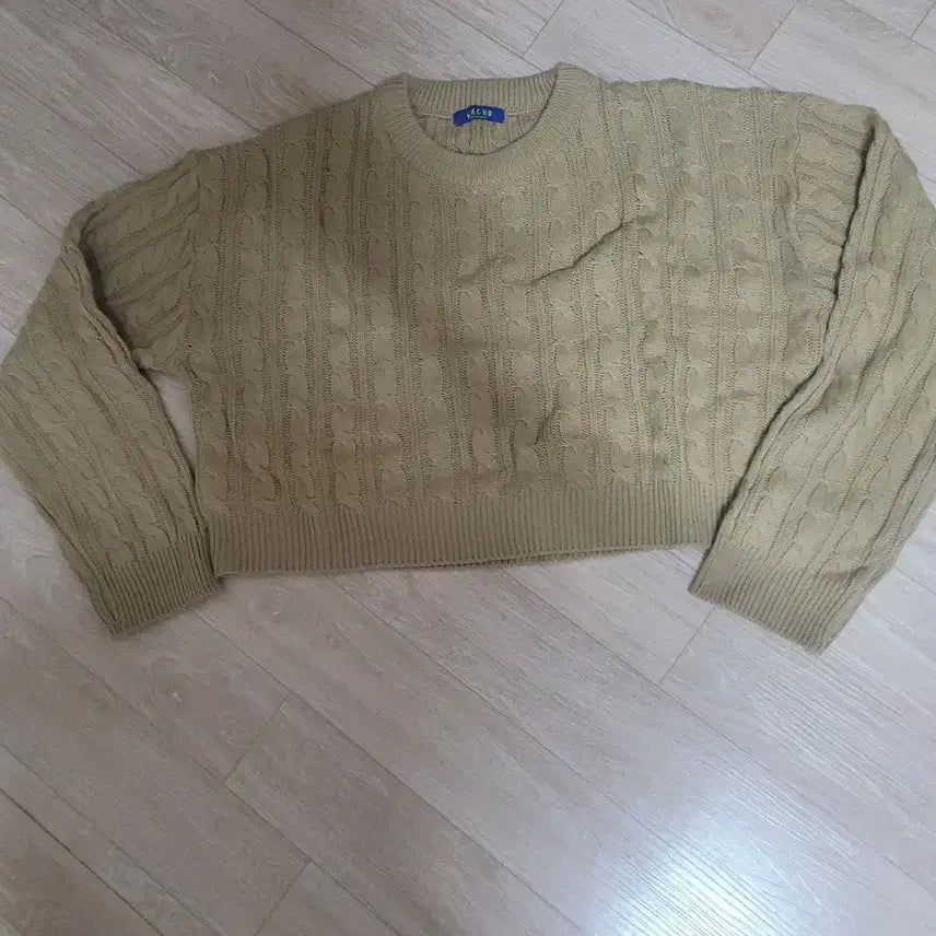 [BUNJANG] KACHO Cable Knit Sweater / KACHO 꽈배기 니트 스웨터