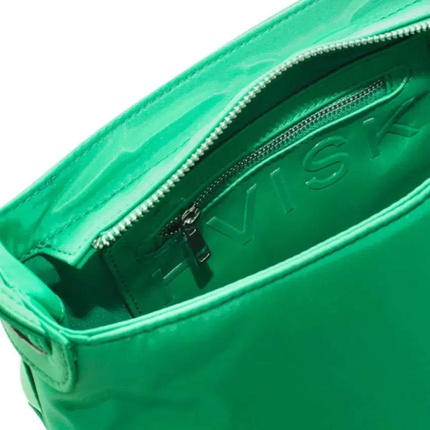 [BUNJANG] HVISK BISC SKAPE Nylon Shoulder Bag - Green / HVISK 비스크 스케이프 나일론 백 그린 (이효리 착용)