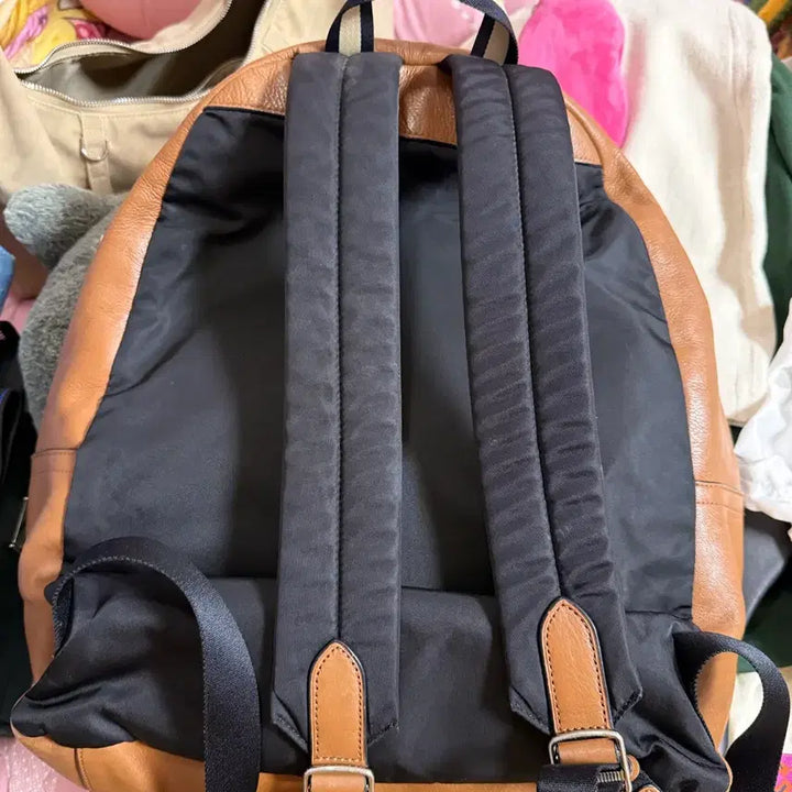 [BUNJANG] Coach Leather Backpack / 코치 백팩