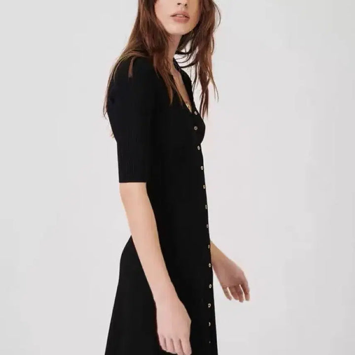 [BUNJANG] Maje Button-Down Knit Dress / 기간할인. Maje 마쥬 버튼다운 니트원피스