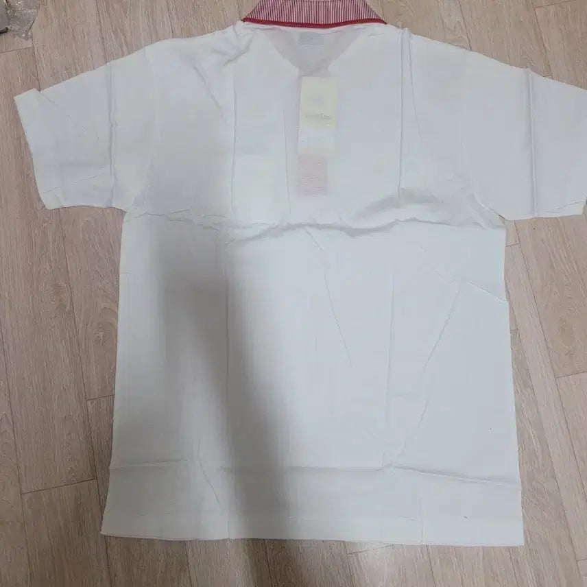 [BUNJANG] Sinsan White PK Short Sleeve T-shirt / 신산 화이트 PK 반팔 티셔츠
