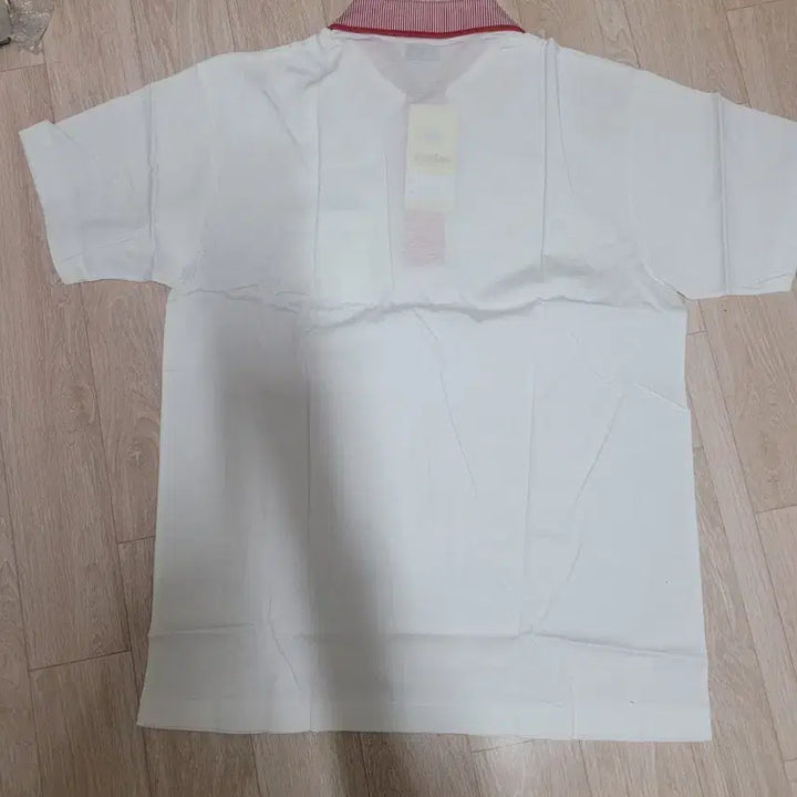 [BUNJANG] Sinsan White PK Short Sleeve T-shirt / 신산 화이트 PK 반팔 티셔츠