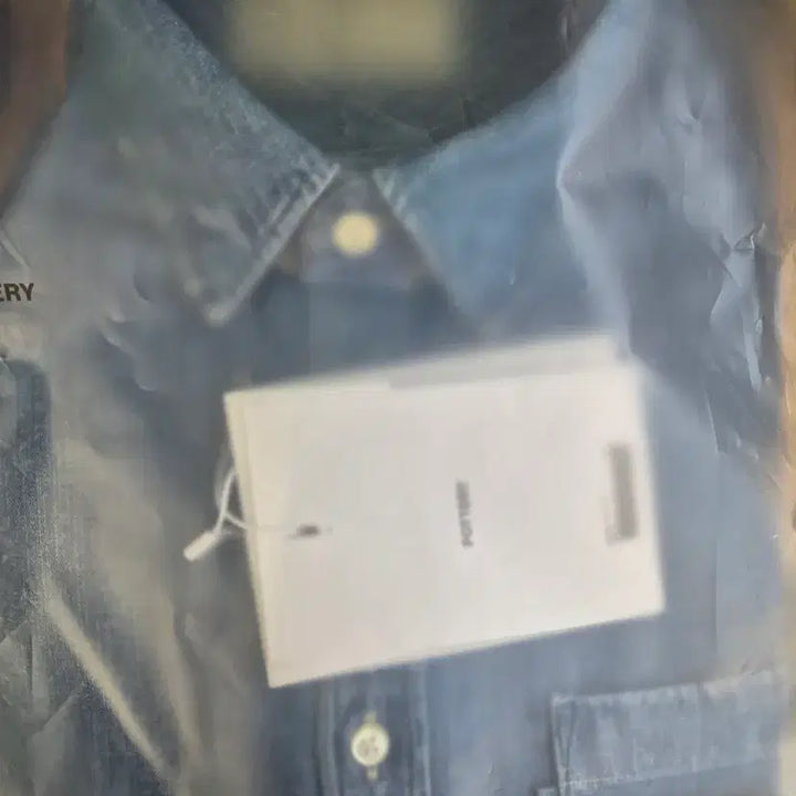 [BUNJANG] Pottery Denim Shirt Mid Blue Size 2 / (새상품) 포터리 데님셔츠 미드블루 2사이즈