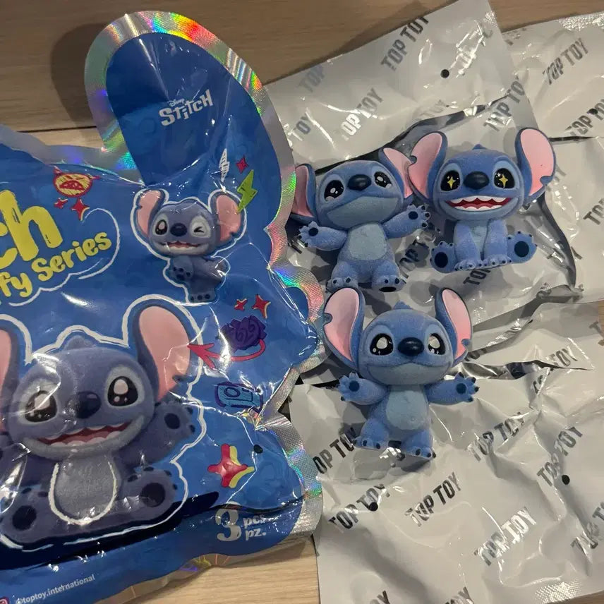 [BUNJANG] Toptoy Disney Stitch Fluffy Mini Figures Set of 3 / Toptoy 디즈니 스티치 플러피 미니 피규어 3종