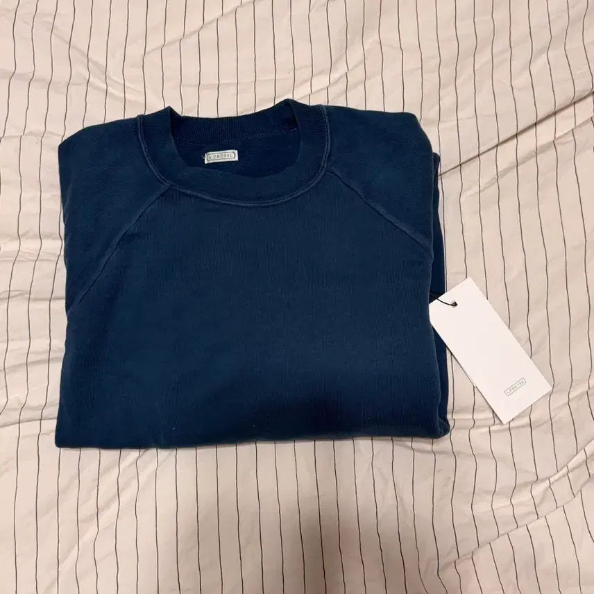 [BUNJANG] Apresse Light Weight Sweatshirt - Navy / 4) 아프레쎄 26ss 라이트웨이트 스웻셔츠 네이비
