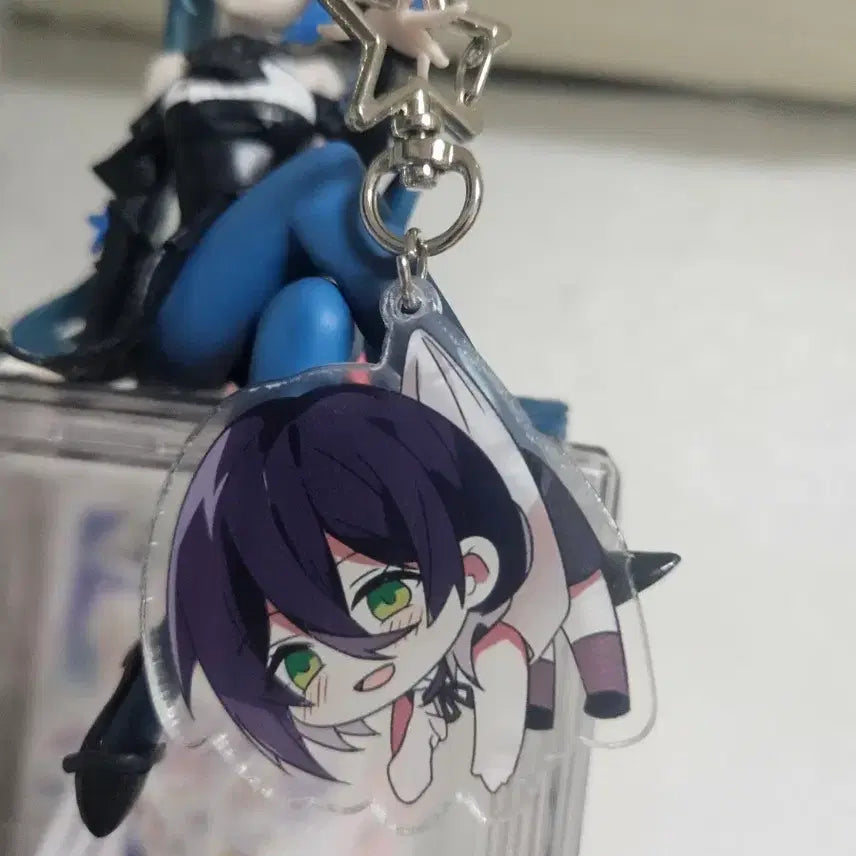 [BUNJANG] Chainsaw Man Reze Star Acrylic Keychain / 체인소맨 레제 별모양고리 아크릴키링