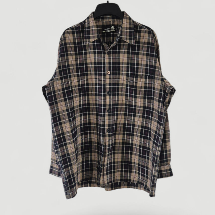 [BUNJANG] Audi Check Shirt / [100]AUDI아우디 체크셔츠 긴팔
