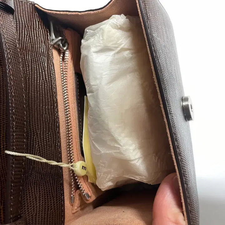 [BUNJANG] Minitmute Box Bag Lizard Brown / 미닛뮤트 박스백 리자드브라운