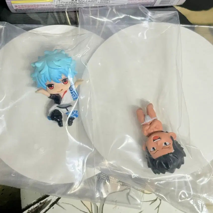[BUNJANG] Gintama MegaHouse Ochatomo Teacup Figure Bundle Set / 은혼 메가하우스 오챠토모 찻잔 피규어 사카타 긴토키 콘도 이사오