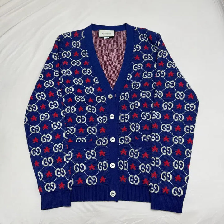 [BUNJANG] Gucci GG Star Knit Cardigan / 구찌 576793 GG 스타 니트 가디건 S