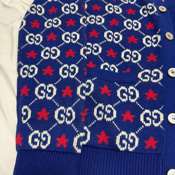 [BUNJANG] Gucci GG Star Knit Cardigan / 구찌 576793 GG 스타 니트 가디건 S