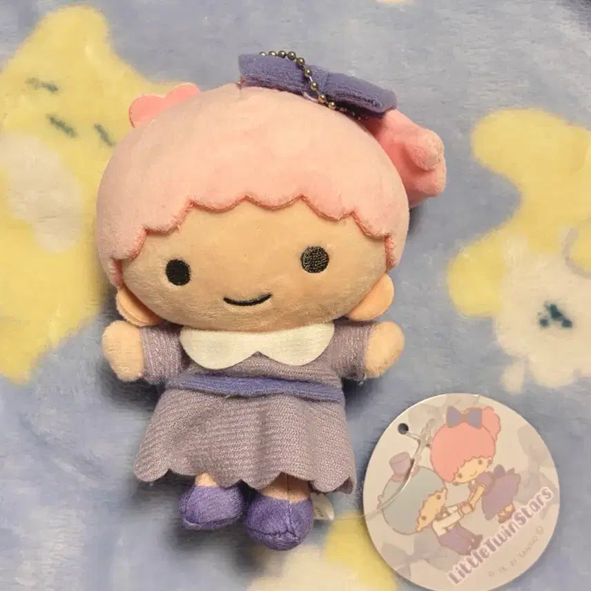 [BUNJANG] Little Twin Stars Kiki &amp; Lala Keyring Set / 리틀트윈스타 인형 키링 세트 키키 라라