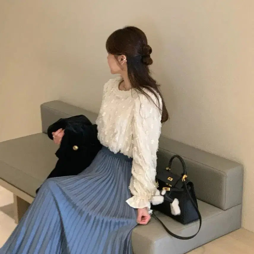 [BUNJANG] Byssiny Somssom Blouse / [새상품] 바이씨니 제작 솜솜 블라우스