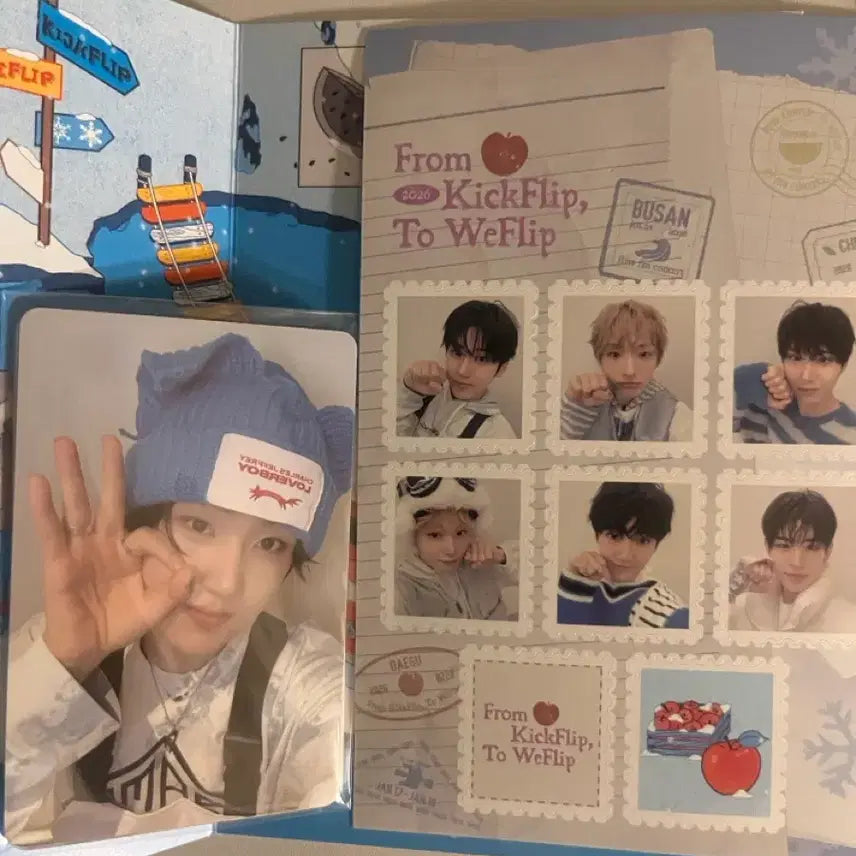 [BUNJANG] Kickflip Daegu Photocard Sticker Book Set / 킥플립 대구 포카 스티커북 세트