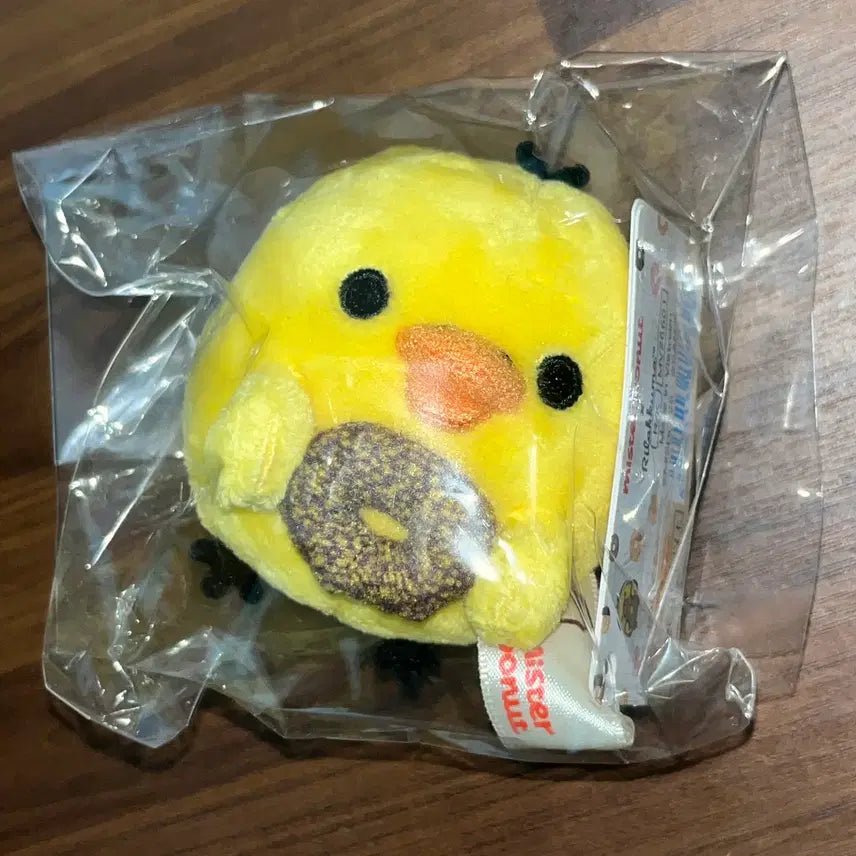 [BUNJANG] Rilakkuma X Mr. Donut Kiiroitori Tenori Mascot Plush / 리락쿠마 미스터도넛 콜라보 키이로이토리 테노리 인형 마스코트