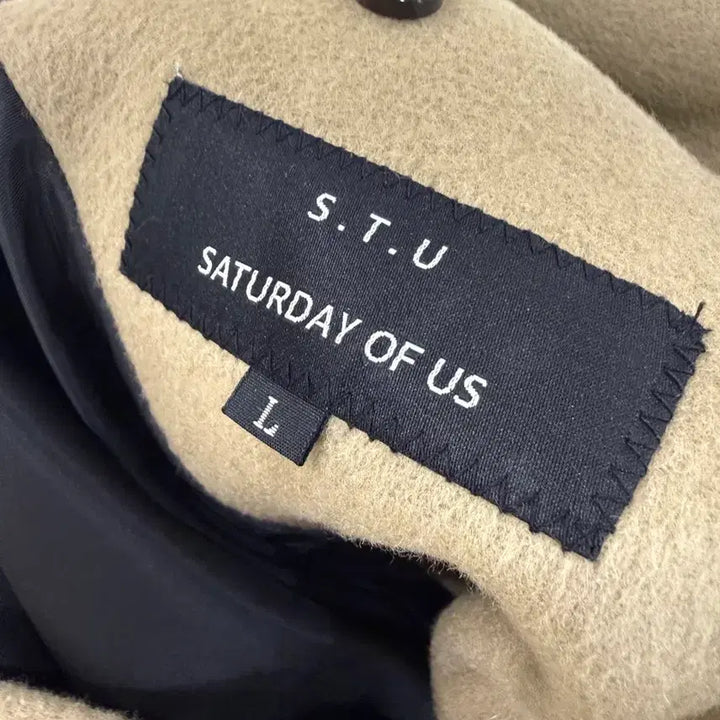 [BUNJANG] STU 3-Button Oversized Camel Coat / [L] STU 3버튼 오버핏 카멜코트