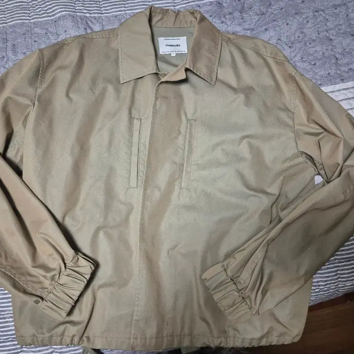 [BUNJANG] VIVASTUDIO Cotton Harrington Blouson Jacket / 비바스튜디오 코튼 블루종 자켓 해링턴 스윙 워크