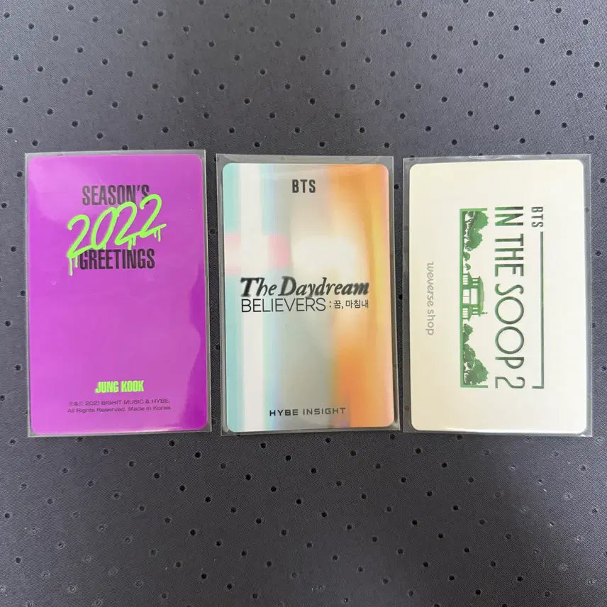 [BUNJANG] BTS Jungkook &amp; RM Photocard Bundle Set / 일괄)방탄소년단 시그2022하이브전시회인사이트입장포카인더숲 정국남준포카