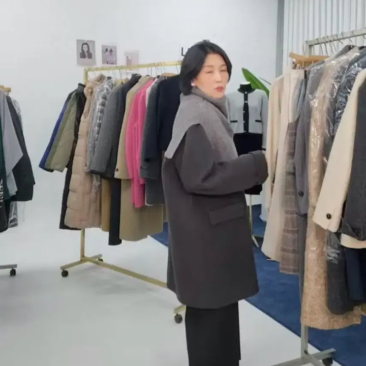 [BUNJANG] Gray Turtleneck Neck Warmer / 그레이 넥워머
