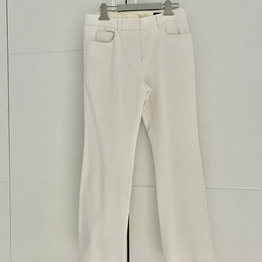 [BUNJANG] Beanpole Ladies Ivory Bootcut Pants / 빈폴레이디스 아이보리 부츠컷 팬츠