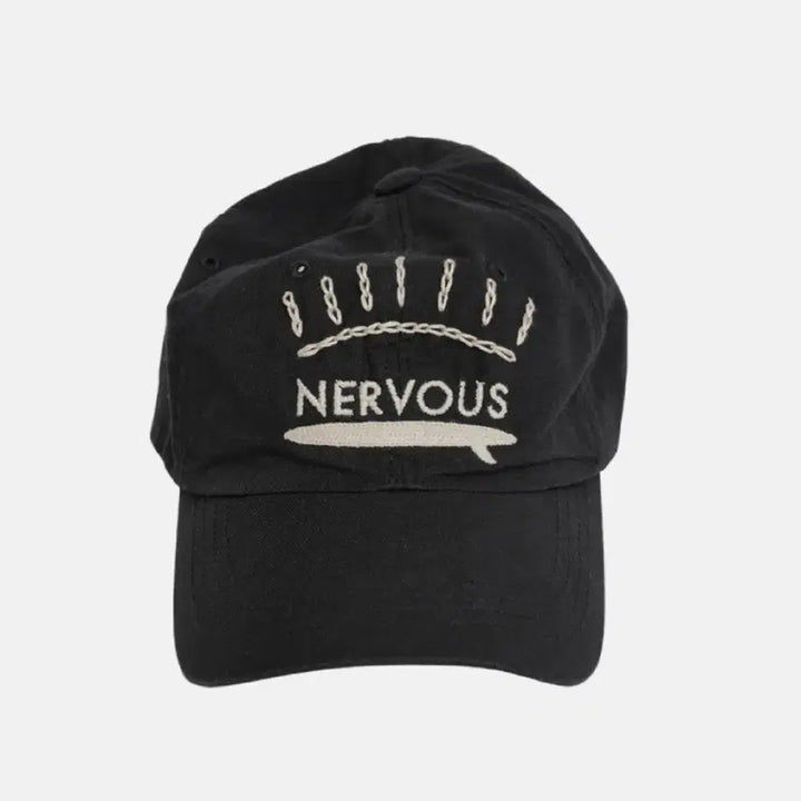 [BUNJANG] Nervous Black Ball Cap Hat / (새상품) 너버스 블랙 모자 볼캡 캡모자