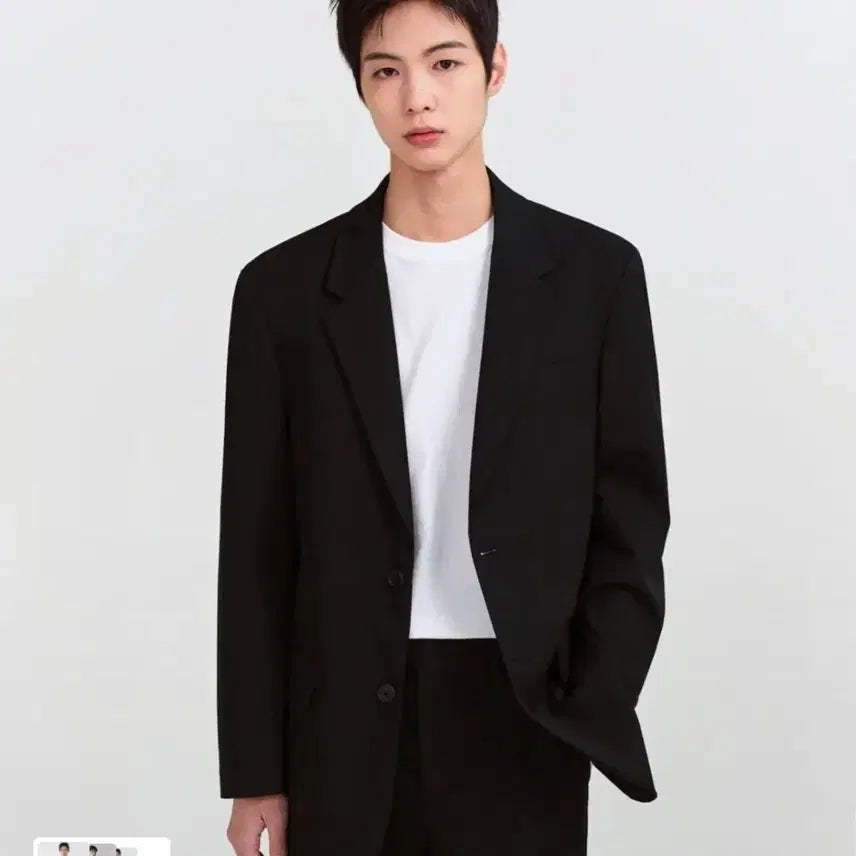 [BUNJANG] Musinsa Standard Oversized Blazer Black M / 새상품 무신사 스탠다드 오버사이즈 블레이저 블랙 M