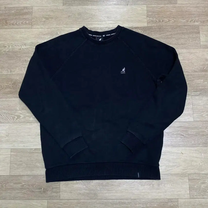 [BUNJANG] Kangol Black Sweatshirt / 캉골 블랙 맨투맨 교신